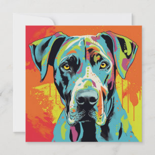 Deutsche-Dogge Abstract Pop Art Jubiläum