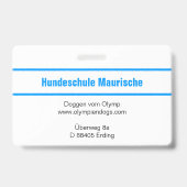 Deutsche-Dogge-Abzeichen Ausweis (Rückseite)