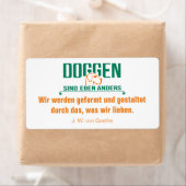Deutsche Dogge Briefaufkleber (Insitu)
