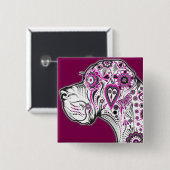Deutsche Dogge  Button (Vorne & Hinten)