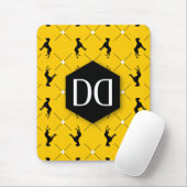 Deutsche Dogge DD Identität gelb schwarz Mousepad (Mit Mouse)