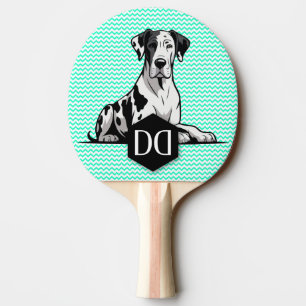 Deutsche Dogge DD Identität Tischtennis Schläger