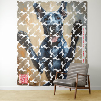 Deutsche Dogge einfach Wandteppich