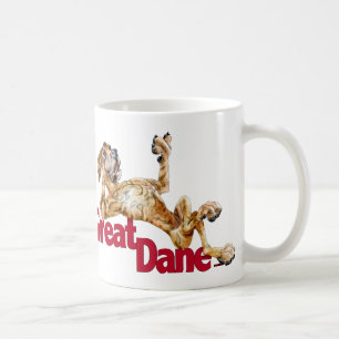 Deutsche Dogge entspannter Brindle UC Kaffeetasse