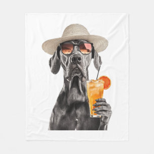 Deutsche Dogge Fleecedecke