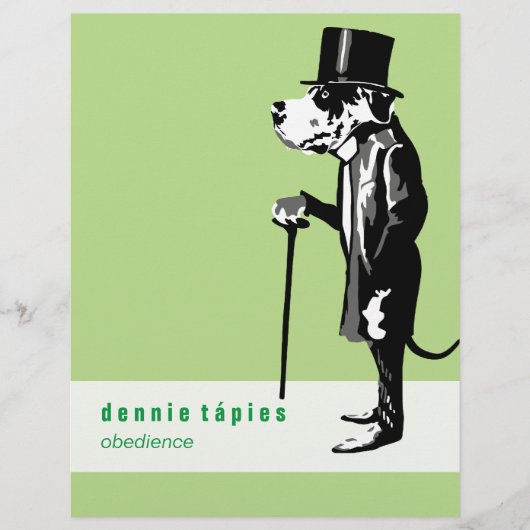 Deutsche Dogge Flyer (Vorne)