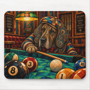 Deutsche Dogge, geometrisches Mosaik Mousepad