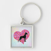 Deutsche Dogge Geschenk Schlüsselanhänger (Vorne)