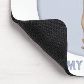 Deutsche Dogge granddog Mousepad (Ecke)