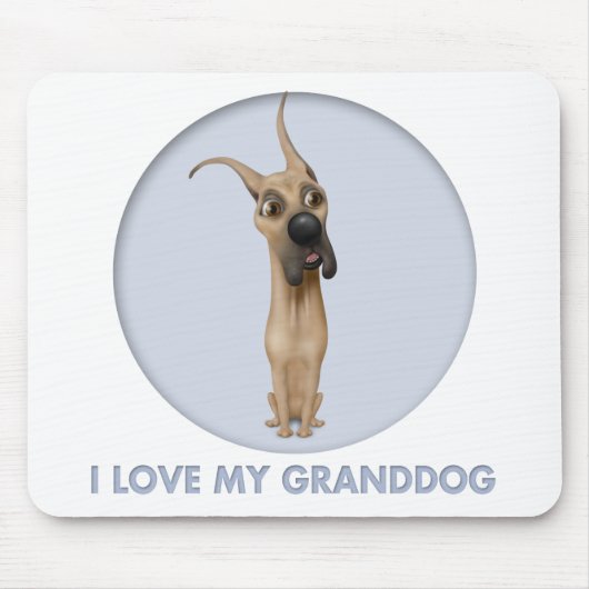 Deutsche Dogge granddog Mousepad (Vorne)