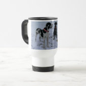 Deutsche Dogge, Great Dane,Hunde,Weihnachten Reisebecher (Vorderseite Links)