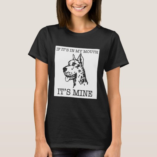 Deutsche Dogge Hund T-Shirt (Vorderseite)