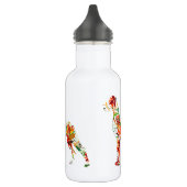 Deutsche Dogge im Herbst Edelstahlflasche (Links)