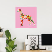 Deutsche Dogge im Herbst Poster (Heimbüro)