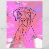 Deutsche Dogge Informationsflyer  Flyer (Hinten)