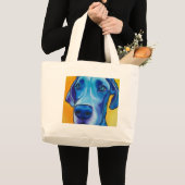 Deutsche Dogge Jumbo Stoffbeutel (Vorderseite (Produkt))
