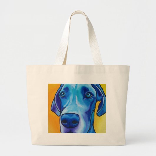 Deutsche Dogge Jumbo Stoffbeutel (Vorne)
