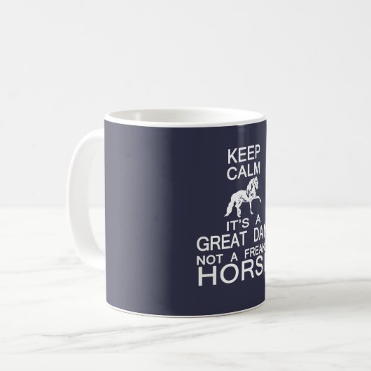 DEUTSCHE DOGGE KAFFEETASSE (Vorderseite Links)