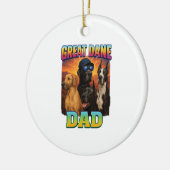 Deutsche Dogge Keramik Ornament (Links)