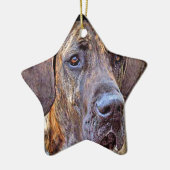 "Deutsche Dogge " Keramikornament (Links)