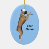 Deutsche Dogge Keramikornament (Vorne)