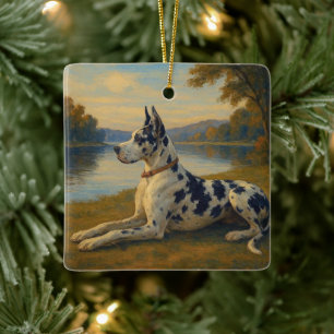 Deutsche Dogge Keramikornament