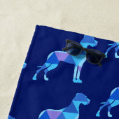 Deutsche Dogge Kopf Strandtuch (Beispiel)