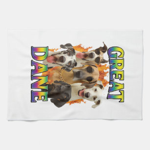 Deutsche Dogge Kopie Geschirrtuch