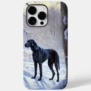 Deutsche Dogge Lass es schneien Weihnachten Case-Mate iPhone 14 Pro Max Hülle