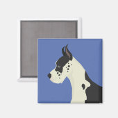 Deutsche Dogge Magnet (Vorderseite/Rückseite)