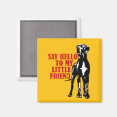 Deutsche Dogge Magnet (Vorderseite/Rückseite)