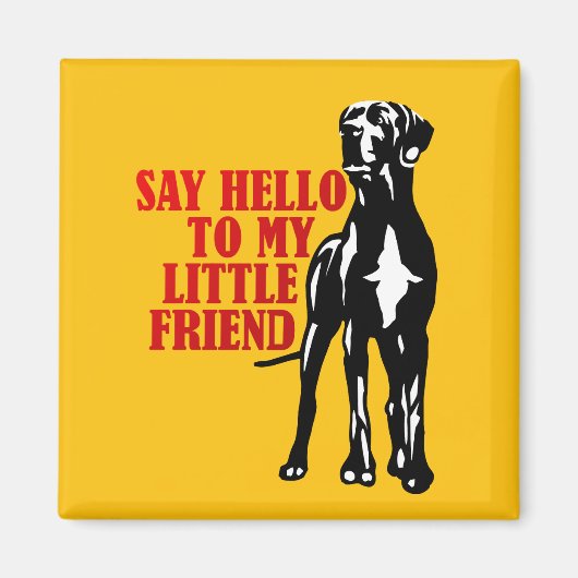 Deutsche Dogge Magnet (Vorne)