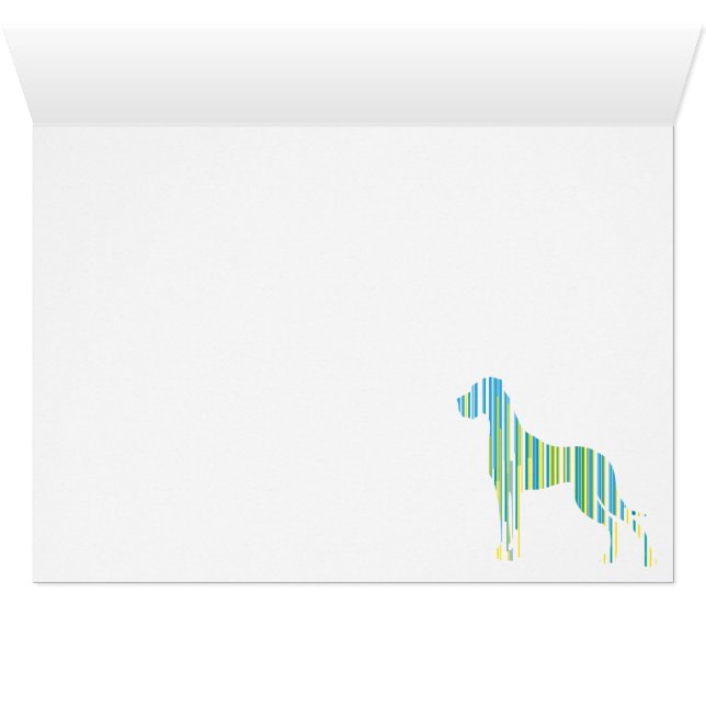 Deutsche Dogge Minimalistisch (Innenansicht Horizontal (Unten))