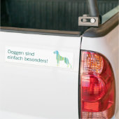 Deutsche Dogge Minimalistisch Autoaufkleber (Auf Lkw)