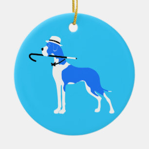 Deutsche Dogge Mister Keramik Ornament