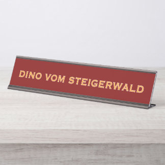 Deutsche Dogge Name Schreibtischnamensplakette