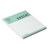 Deutsche Dogge Notizblock (angewinkelt)