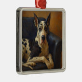 Deutsche Dogge Ornament Aus Metall (Rechts)