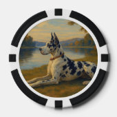 Deutsche Dogge Pokerchips (Vorderseite)