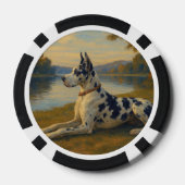Deutsche Dogge Pokerchips (Rückseite)