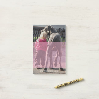 Deutsche Dogge Post-it Klebezettel