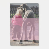 Deutsche Dogge Post-it Klebezettel (Vorderseite)