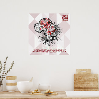 Deutsche Dogge Poster