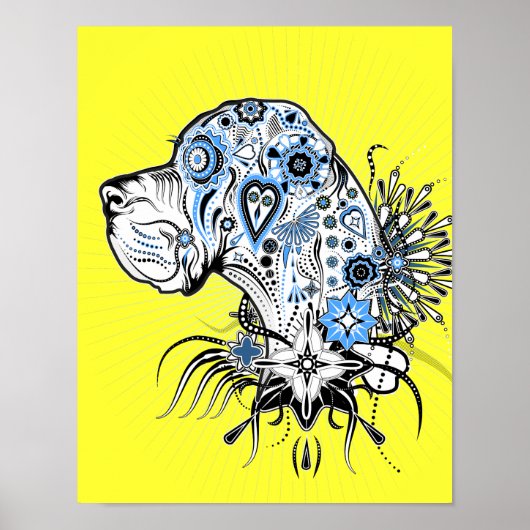 Deutsche Dogge Poster (Vorne)