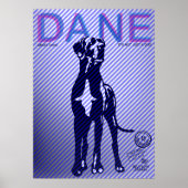 Deutsche Dogge Poster (Vorne)