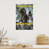 Deutsche-Dogge Poster Erschrecke sie mit Freundlic (Küche)