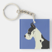 Deutsche Dogge Schlüsselanhänger (Vorderseite)
