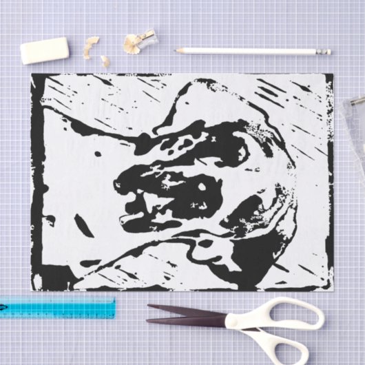 Deutsche Dogge Seidenpapier (Handwerk)