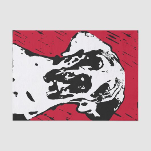 Deutsche Dogge Seidenpapier (Vorderseite)