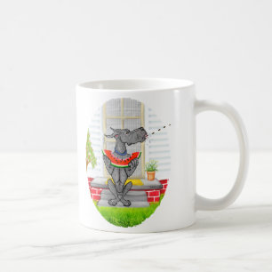 Deutsche Dogge SPUCKEN Schwarzes Kaffeetasse